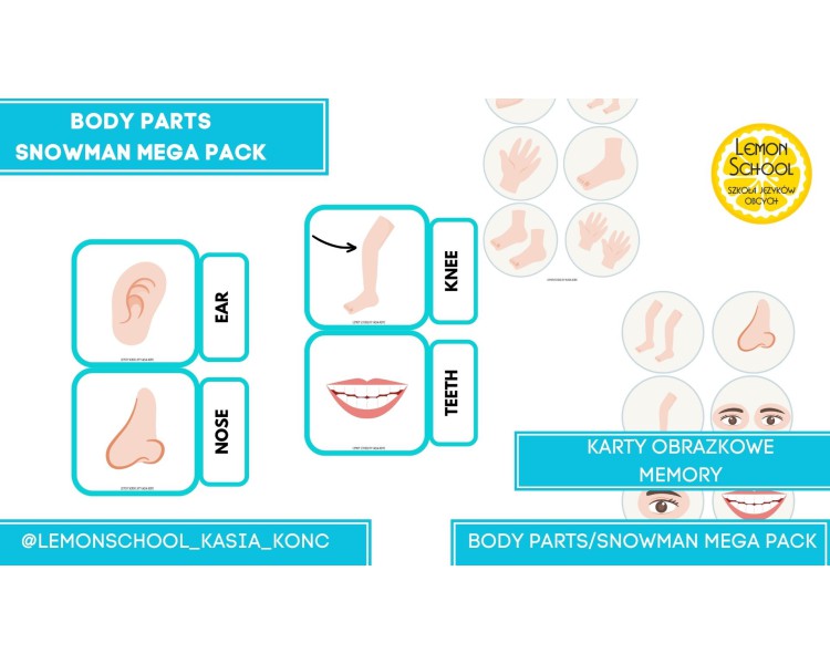 BODY PARTS SNOWMAN MEGA PACK