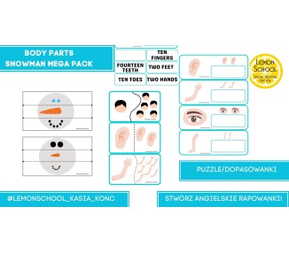 BODY PARTS SNOWMAN MEGA PACK